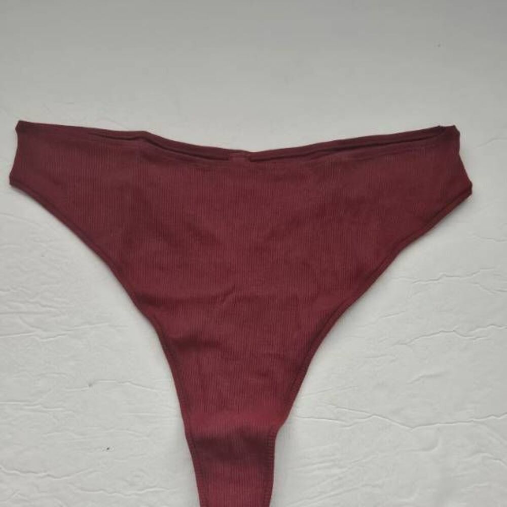 SKIMS COTTON RIBBED PANTY NWT